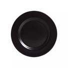 Conjunto com 6 Pratos de Sobremesa Preto Acetinado Ø21cm Conjunto com 6 Pratos de Sobremesa Preto Acetinado Ø21cm