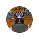 Conjunto com 6 Pratos de Sobremesa Sweet Tasty Halloween Ø21cm