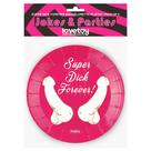 Conjunto com 6 Pratos Dick Forever Barchelorette - Lovetoy Conjunto com 6 Pratos Dick Forever Barchelorette - Lovetoy