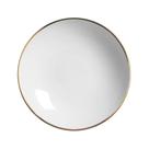 Conjunto com 6 Pratos Fundo Coup Branco Pérola Premium Ø25cm