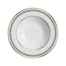 Conjunto com 6 Pratos Fundo Innocence Filete Ouro Ø25cm