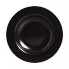 Conjunto com 6 Pratos Fundo Preto Acetinado Ø25cm