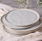 Conjunto com 6 Pratos Raso Bio Latte Ø29cm- Porto Brasil