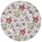 Conjunto com 6 pratos raso flores plus