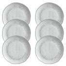 Conjunto Com 6 Pratos Raso Orgânico Echo 26,5cm Porto Brasil