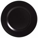 Conjunto com 6 Pratos Raso Preto Acetinado Ø29cm Conjunto com 6 Pratos Raso Preto Acetinado Ø29cm