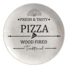 Conjunto Com 6 Pratos Rasos 29cm Estampado Pizza Plate