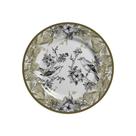 Conjunto com 6 pratos sobremesa flora plus
