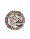 Conjunto com 6 Pratos Tema Bolas Natalinas Ceramica