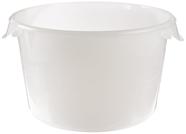 Conjunto com 6 Recipientes de Armazenamento de Alimentos Rubbermaid - 12L - Branco