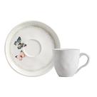 Conjunto com 6 Xícaras De Café com 6 Pires Bio Refúgio Conjunto com 6 Xícaras De Café com 6 Pires Bio Refúgio