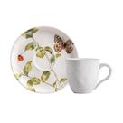 Conjunto com 6 Xícaras De Café com 6 Pires Bio Sereno