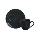 Conjunto com 6 Xícaras De Café Orgânico 70ml com 6 Pires Descentralizado Eclipse Conjunto com 6 Xícaras De Café Orgânico 70ml com 6 Pires Descentralizado Eclipse