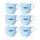 Conjunto Com 6 Xícaras Modelo Hotel Empilháveis Porcelana Branca Amor 170 ml Conjunto Com 6 Xícaras Modelo Hotel Empilháveis Porcelana Branca Amor 170 ml