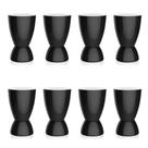 Conjunto com 8 Bancos Argo Preto Conjunto com 8 Bancos Argo Preto