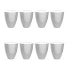 Conjunto com 8 Bancos Moly Branco