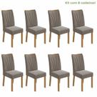 Conjunto com 8 Cadeiras para Sala de Jantar Apogeu Conjunto com 8 Cadeiras para Sala de Jantar Apogeu