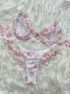 Conjunto com aro com cores sobreposta- rosa Conjunto com aro com cores sobreposta- rosa