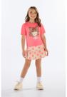 Conjunto com Blusa e Saia de Bolinhas Quimby Conjunto com Blusa e Saia de Bolinhas Quimby