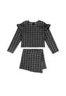 Conjunto com Blusa e Short-Saia Guloseima