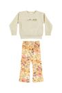 Conjunto com Blusão em Moletom Felpado e Pelo Elian