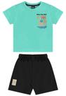 Conjunto com Camiseta e Bermuda Bee Loop