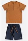 Conjunto com Camiseta e Bermuda Up Baby Conjunto com Camiseta e Bermuda Up Baby
