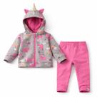 CONJUNTO COM CAPUZ INFANTIL FEMININO MALWEE ZIG ZIG ZAA - TAMANHO M e G - ALGODÃO -