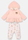 Conjunto com Cardigan e Calça para Bebê Menina Up Baby Conjunto com Cardigan e Calça para Bebê Menina Up Baby