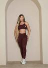 Conjunto com Legging e Top Marrom Paquitinha e com Zero Transparência