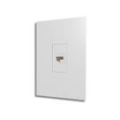 Conjunto Com Placa E Módulo RJ 45 CAT.5 Branca - B.Lux