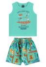 Conjunto com Regata e Bermuda Bee Loop