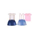 Conjunto com suspensório Luxo
