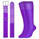 Conjunto combinado de cinto de beisebol e meias XZQTIVE para jovens/adultos