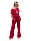 conjunto comfy basic de t-shirt com calça de viscolycra