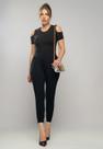 Conjunto Comfy Com Blusa Ombro Vazado e Jogger Canelada Preto Salvatore Conjunto Comfy Com Blusa Ombro Vazado e Jogger Canelada Preto Salvatore