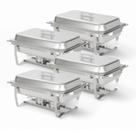 Conjunto completo de aço inoxidável Chaving Dish Alpha Living 8L x4