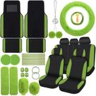 Conjunto completo de capa de assento de carro Woanger 47 para mulheres universal (verde)