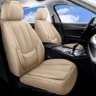 Conjunto completo de capas de assento de carro Coverado Luxury Leather Bege