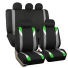 Conjunto completo de capas de assento de carro FH Group para lombar Car Green