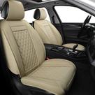 Conjunto completo de capas de assento de carro Vankerful, ajuste universal, bege Conjunto completo de capas de assento de carro Vankerful, ajuste universal, bege