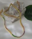 Conjunto contendo Colar e Pulseira em Riviera . Conjunto contendo Colar e Pulseira em Riviera .