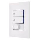 Conjunto Controlador Ventilador Bivolt 4x2 611125BC Pial Plus+