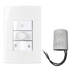 Conjunto Controle Ventilador De Teto 127V Branco Sleek Margirius + Capacitor 20UF