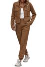 Conjunto Coordenado PRETTYGARDEN Shacket Camel com Botões M