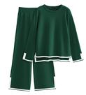 Conjunto Coordenado PRETTYGARDEN Suéter de Tricô Verde M