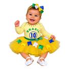 Conjunto Copa Brasil Menina Baby