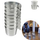 Conjunto Copete 8 Porta Copos Descartavel Cantinho Cafe Plastico Cromado - AMZ Conjunto Copete 8 Porta Copos Descartavel Cantinho Cafe Plastico Cromado - AMZ