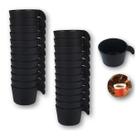 Conjunto Copete Porta Copos Descartável 24 Unidades Cantinho Café Plástico Preto - AMZ Conjunto Copete Porta Copos Descartável 24 Unidades Cantinho Café Plástico Preto - AMZ