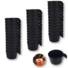 Conjunto Copete Porta Copos Descartável 36 Unidades Cantinho Café Plástico Preto - AMZ Conjunto Copete Porta Copos Descartável 36 Unidades Cantinho Café Plástico Preto - AMZ